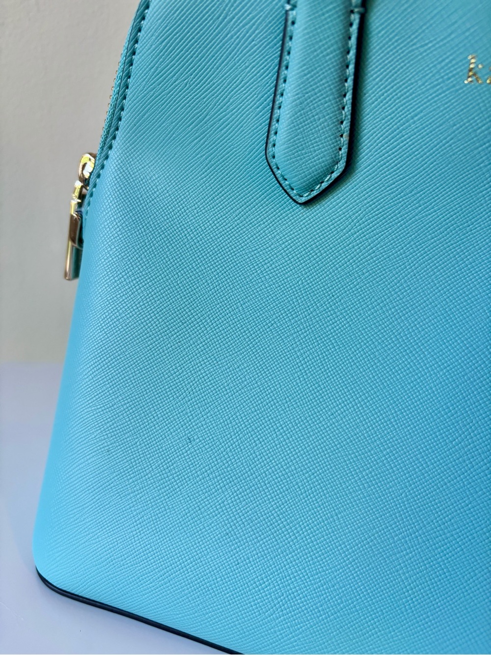 Kate Spade Robin's Egg Blue Medium Dome Purse - NWT - Picture 4 of 11